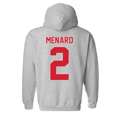 Marist - NCAA Men's Basketball : Justin Menard - Classic Shersey Hooded Sweatshirt-1