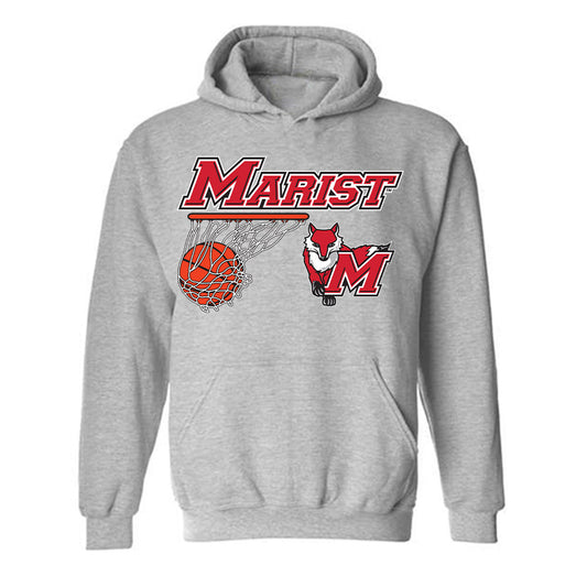 Marist - NCAA Men's Basketball : Justin Menard - Classic Shersey Hooded Sweatshirt-0