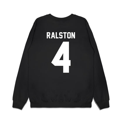Bellarmine - NCAA Women's Basketball : Triniti Ralston - Vintage Basketball Premium Crewneck Sweatshirt-1