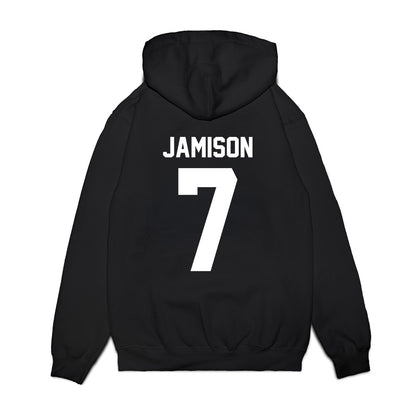 Bellarmine - NCAA Women's Basketball : Rose Jamison - Vintage Basketball Premium Hooded Sweatshirt-1