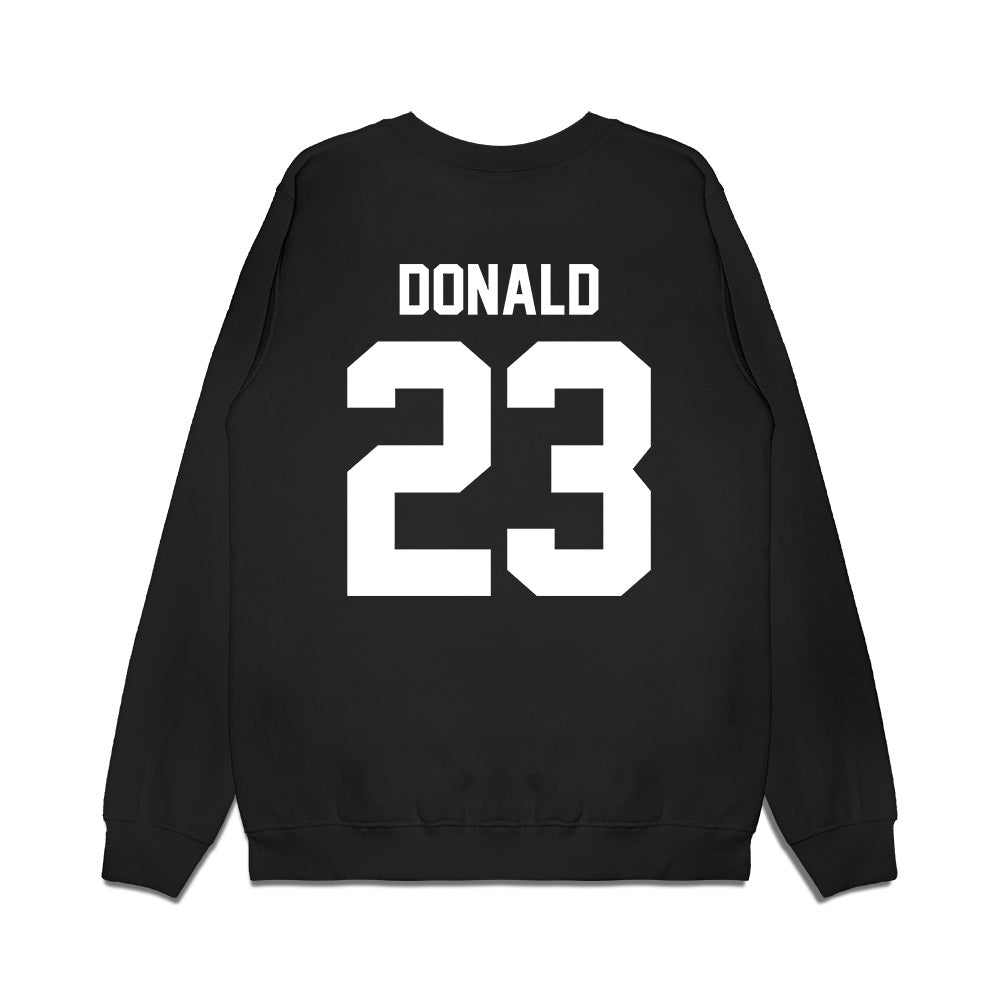Bellarmine - NCAA Men's Basketball : Sam Donald - Vintage Basketball Premium Crewneck Sweatshirt-1