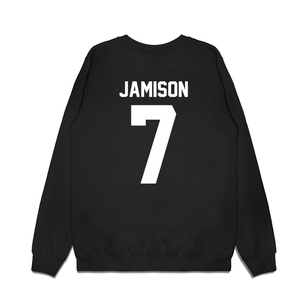 Bellarmine - NCAA Women's Basketball : Rose Jamison - Vintage Basketball Premium Crewneck Sweatshirt-1