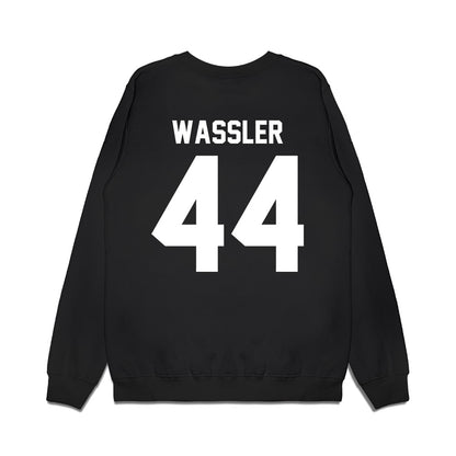Bellarmine - NCAA Men's Basketball : Jacob Wassler - Vintage Basketball Premium Crewneck Sweatshirt-1