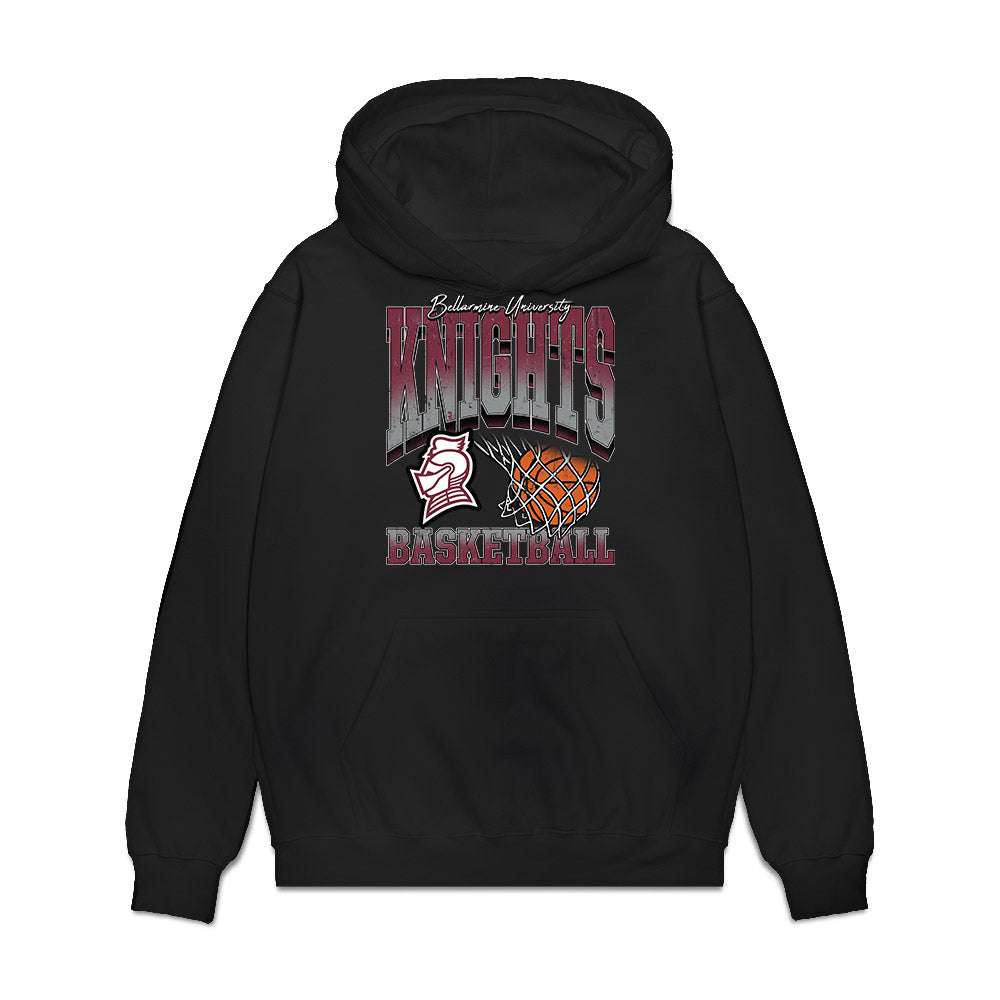 Bellarmine - NCAA Men's Basketball : Jacob Wassler - Vintage Basketball Premium Hooded Sweatshirt-0