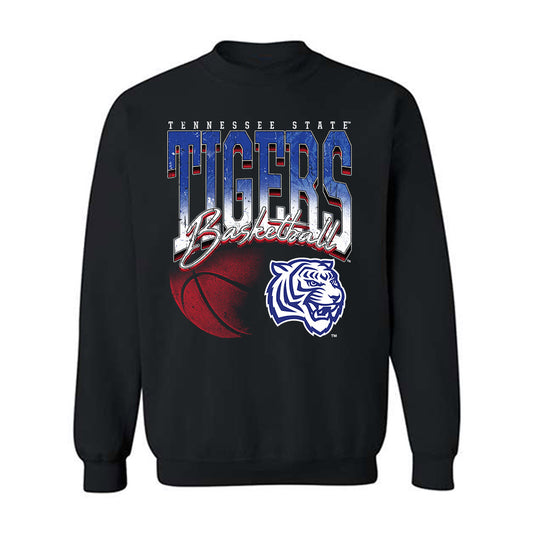 TN State - NCAA Men's Basketball : Jabrion Spikes - Vintage Shersey Crewneck Sweatshirt-0