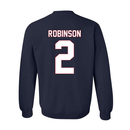 Saint Peter's - NCAA Men's Basketball : Tj Robinson - Vintage Shersey Crewneck Sweatshirt-1