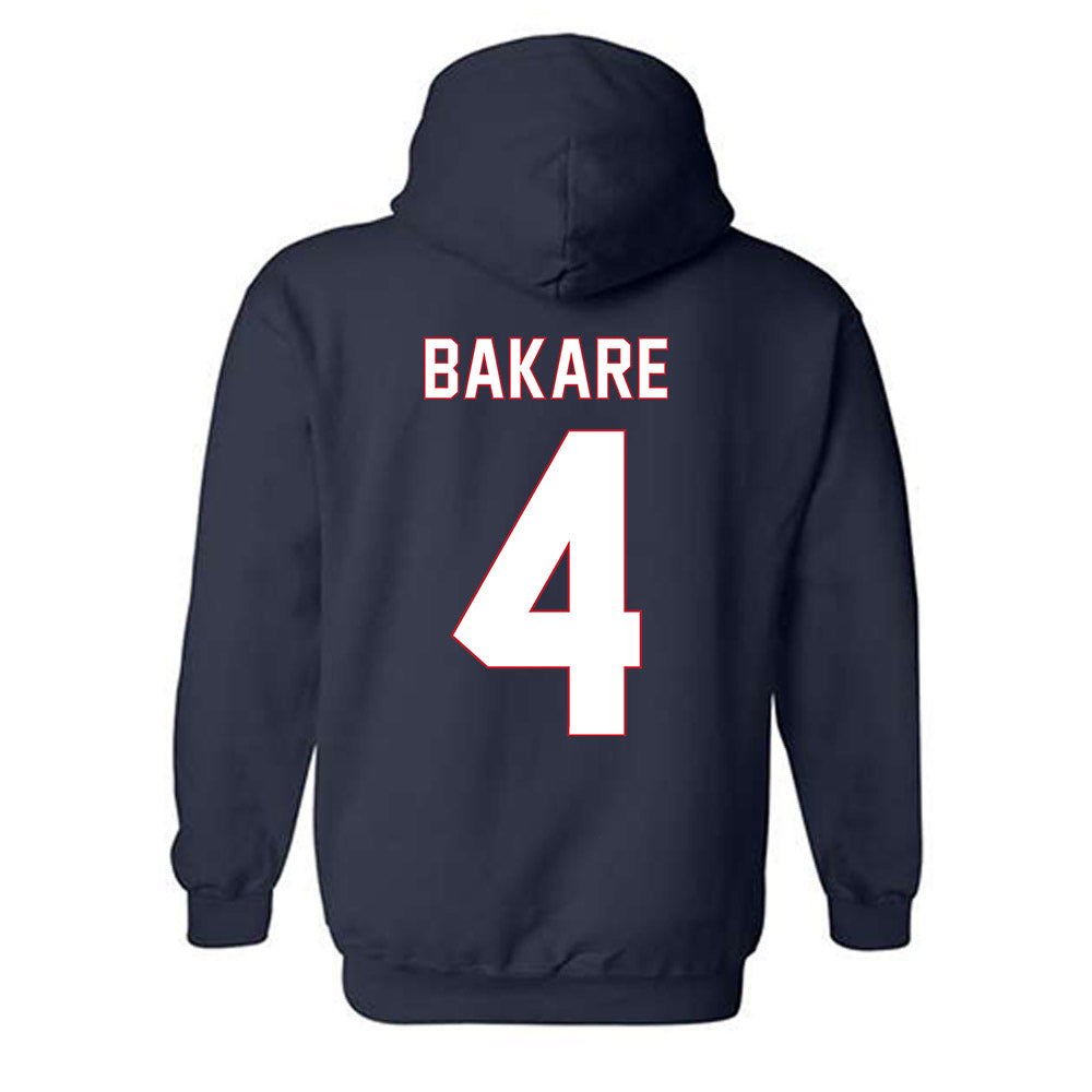 Saint Peter's - NCAA Men's Basketball : Adetokunbo Bakare - Vintage Shersey Hooded Sweatshirt-1