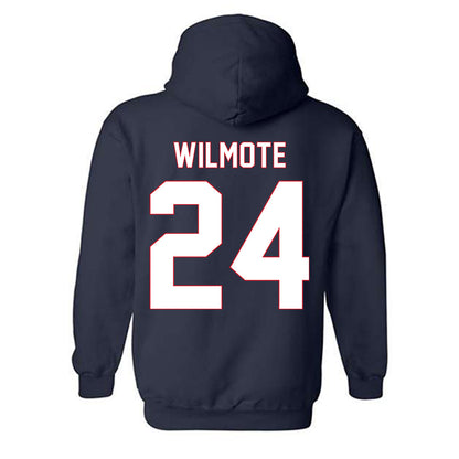 Saint Peter's - NCAA Men's Basketball : Robert Wilmote - Vintage Shersey Hooded Sweatshirt-1