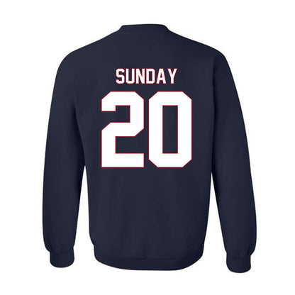 Saint Peter's - NCAA Women's Basketball : Reilly Sunday - Vintage Shersey Crewneck Sweatshirt-1