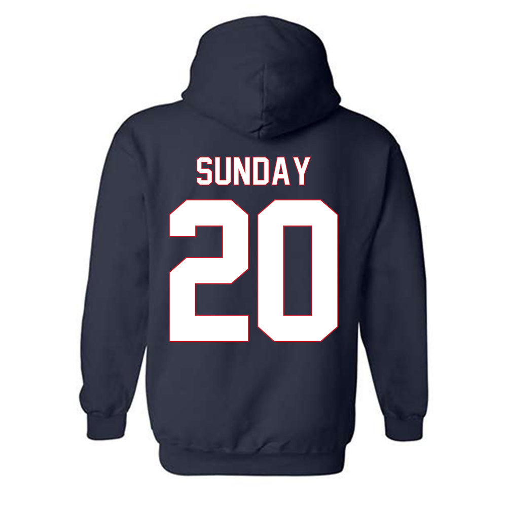 Saint Peter's - NCAA Women's Basketball : Reilly Sunday - Vintage Shersey Hooded Sweatshirt-1