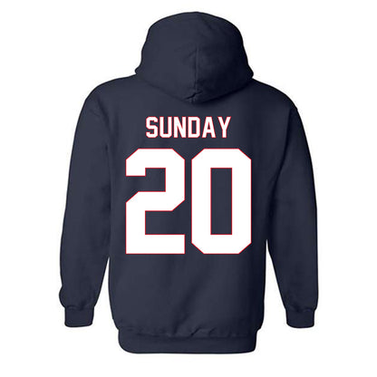 Saint Peter's - NCAA Women's Basketball : Reilly Sunday - Vintage Shersey Hooded Sweatshirt-1