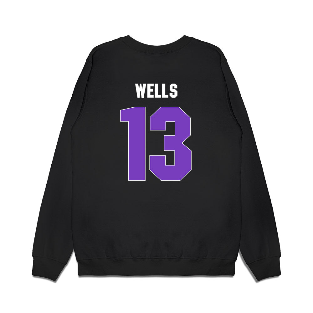 PVAMU - NCAA Men's Basketball : Cory Wells - Vintage Shersey Premium Crewneck Sweatshirt-1