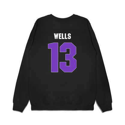 PVAMU - NCAA Men's Basketball : Cory Wells - Vintage Shersey Premium Crewneck Sweatshirt-1