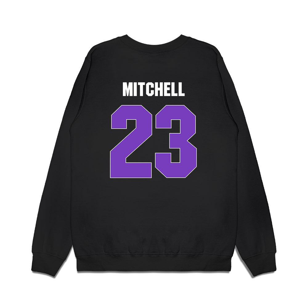 PVAMU - NCAA Men's Basketball : Elijah Mitchell - Vintage Shersey Premium Crewneck Sweatshirt-1