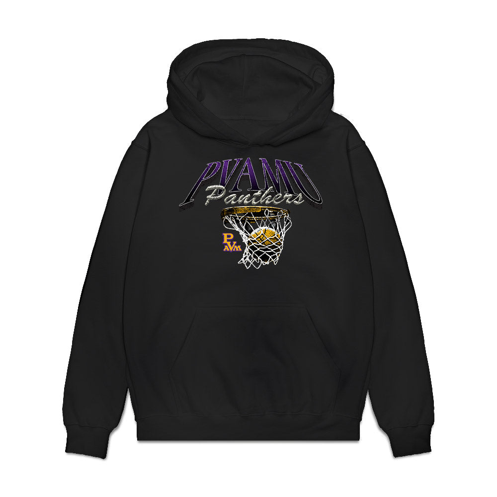 PVAMU - NCAA Men's Basketball : Joey Madimba - Vintage Shersey Premium Hooded Sweatshirt-0