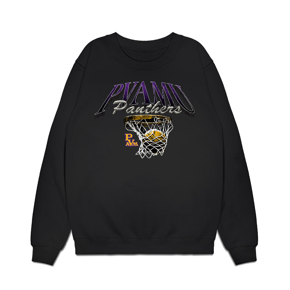 PVAMU - NCAA Men's Basketball : Elijah Mitchell - Vintage Shersey Premium Crewneck Sweatshirt-0