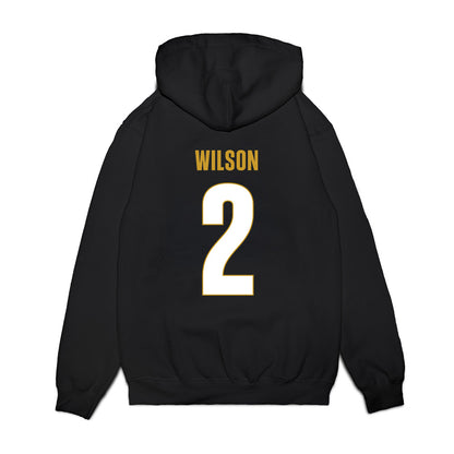 UC Davis - NCAA Men's Basketball : Marcus Wilson - Vintage Premium Hooded Sweatshirt-1