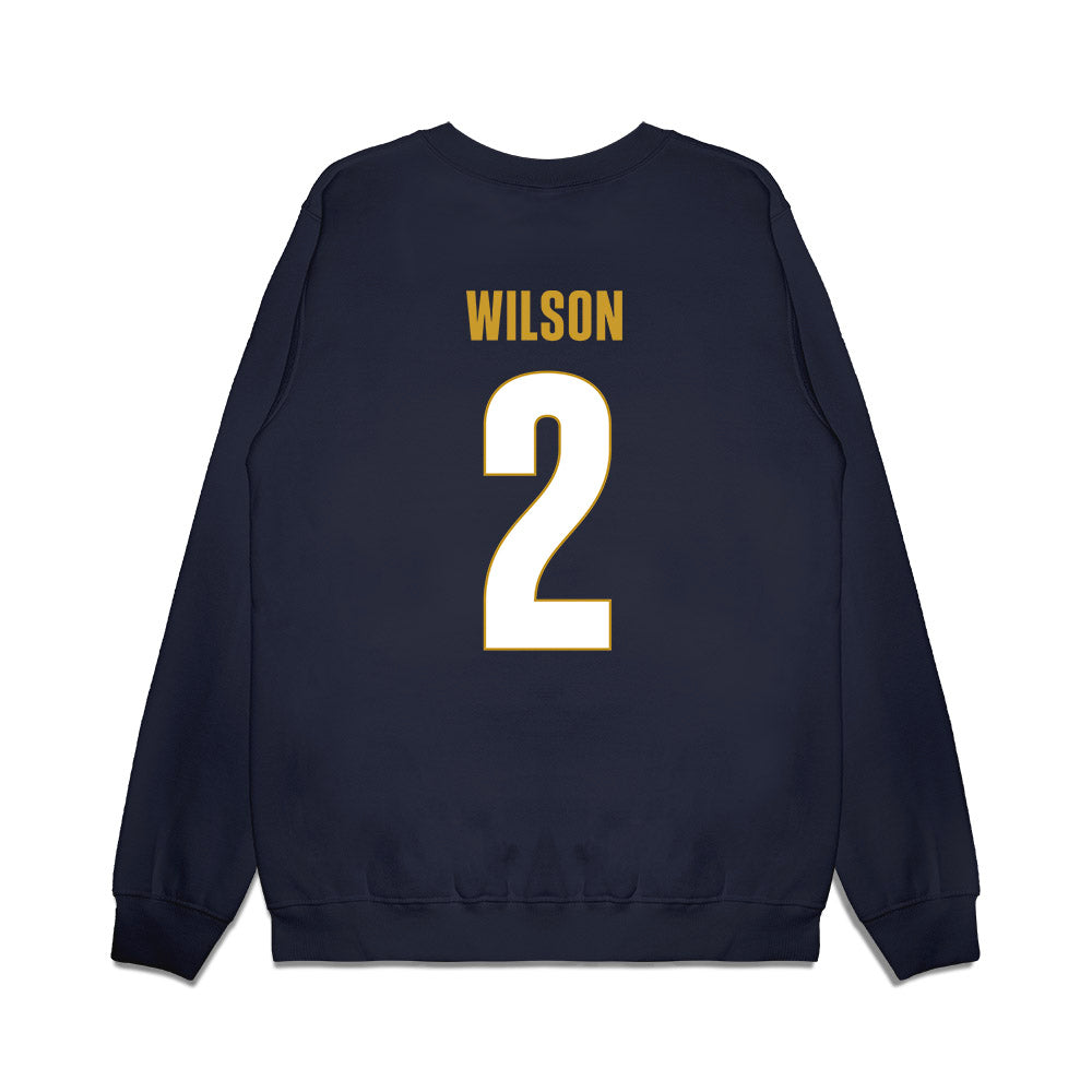UC Davis - NCAA Men's Basketball : Marcus Wilson - Vintage Premium Crewneck Sweatshirt-1