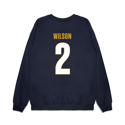 UC Davis - NCAA Men's Basketball : Marcus Wilson - Vintage Premium Crewneck Sweatshirt-1