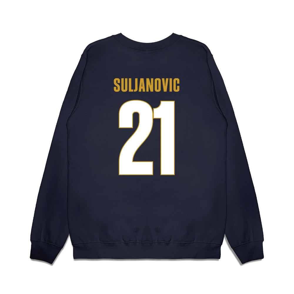 UC Davis - NCAA Men's Basketball : Omer Suljanovic - Vintage Premium Crewneck Sweatshirt-1