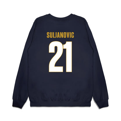 UC Davis - NCAA Men's Basketball : Omer Suljanovic - Vintage Premium Crewneck Sweatshirt-1