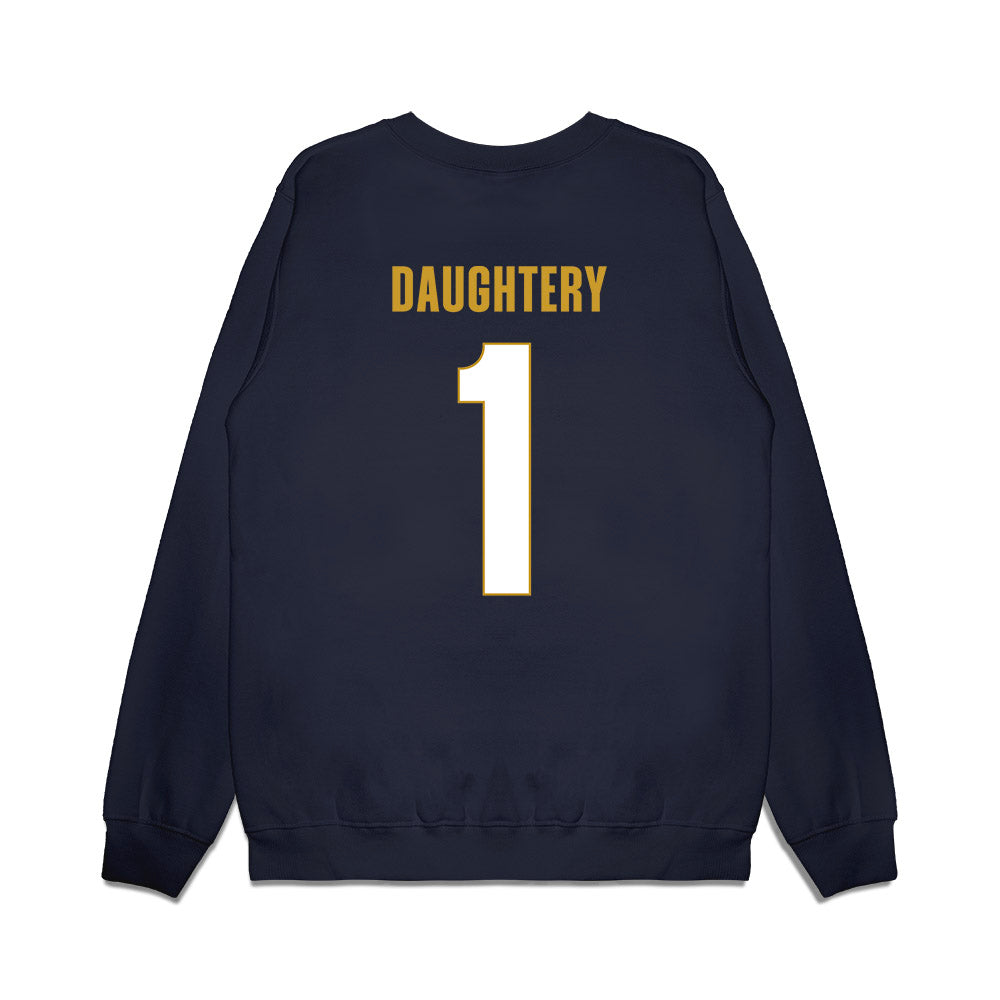 UC Davis - NCAA Men's Basketball : Carl Daughtery - Vintage Premium Crewneck Sweatshirt-1