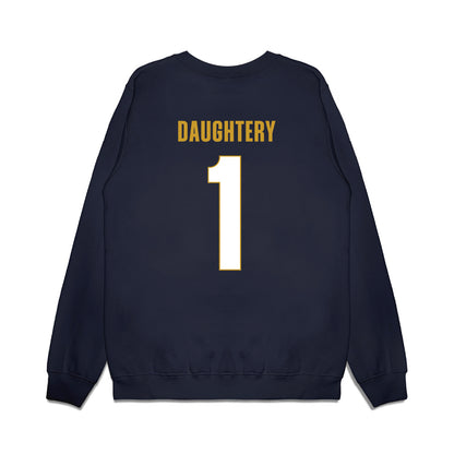 UC Davis - NCAA Men's Basketball : Carl Daughtery - Vintage Premium Crewneck Sweatshirt-1