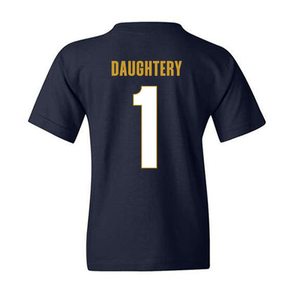 UC Davis - NCAA Men's Basketball : Carl Daughtery - Vintage Youth T-Shirt-1
