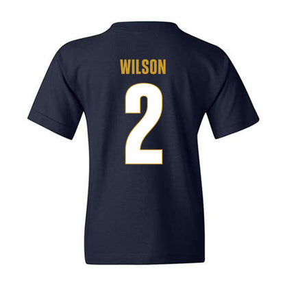 UC Davis - NCAA Men's Basketball : Marcus Wilson - Vintage Youth T-Shirt-1