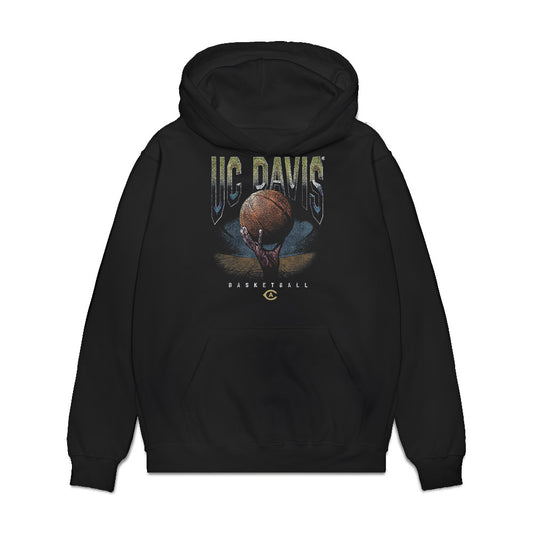 UC Davis - NCAA Men's Basketball : Carl Daughtery - Vintage Premium Hooded Sweatshirt-0