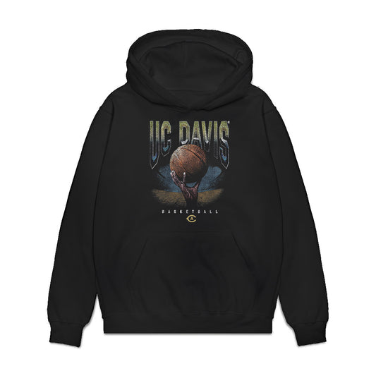 UC Davis - NCAA Men's Basketball : Marcus Wilson - Vintage Premium Hooded Sweatshirt-0