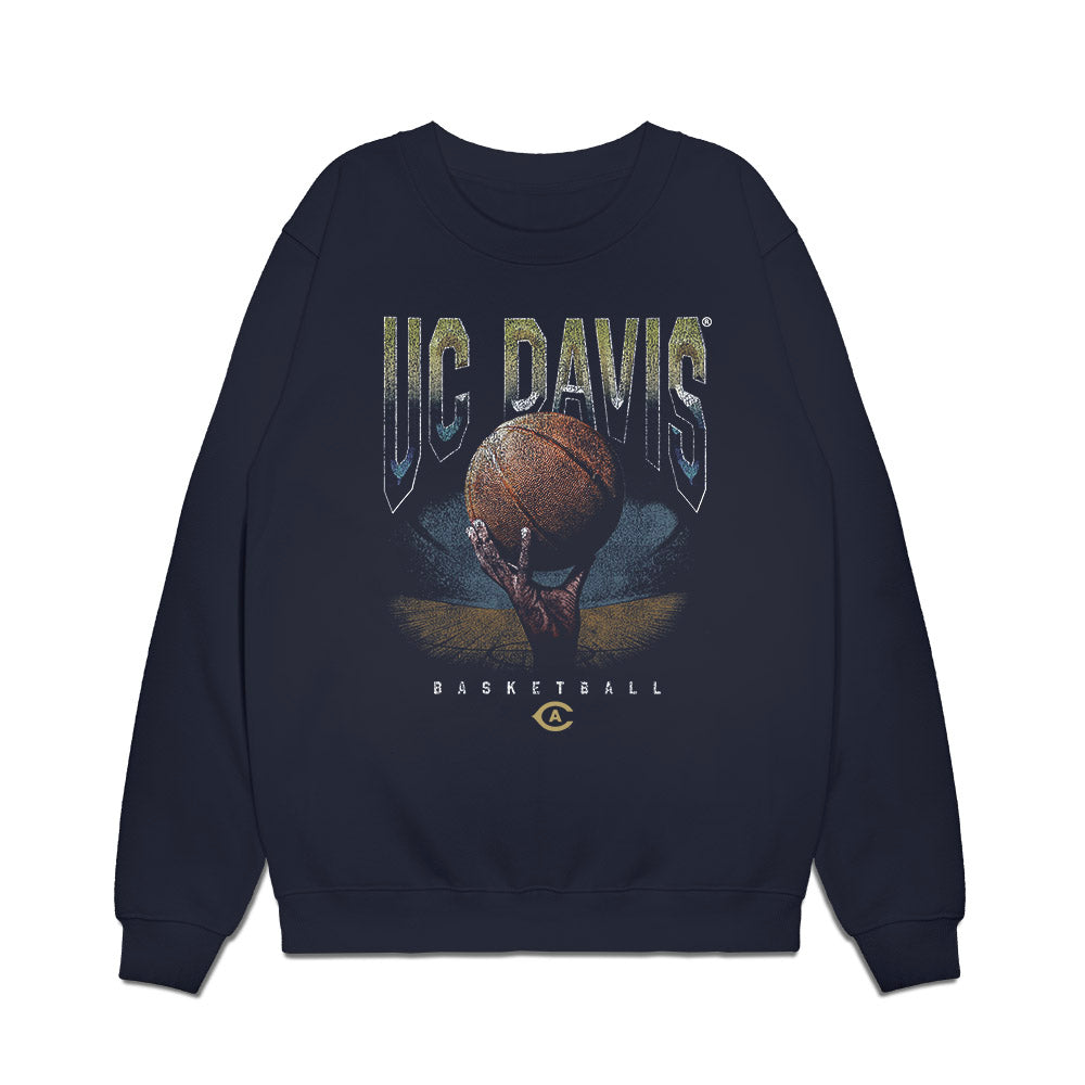 UC Davis - NCAA Men's Basketball : Marcus Wilson - Vintage Premium Crewneck Sweatshirt-0