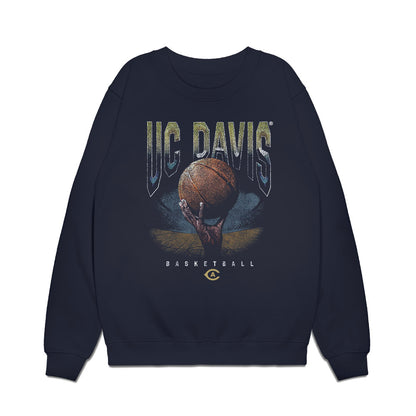 UC Davis - NCAA Men's Basketball : Omer Suljanovic - Vintage Premium Crewneck Sweatshirt-0