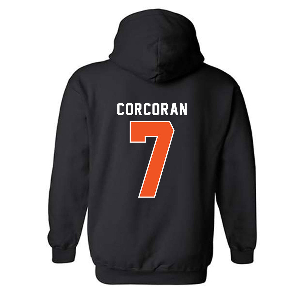 SHSU - NCAA Women's Basketball : annika corcoran - Vintage Shersey Hooded Sweatshirt-1