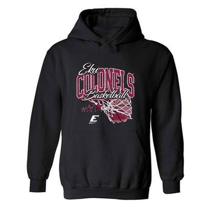 EKU - NCAA Women's Basketball : Kailani Lindsey - Vintage Shersey Hooded Sweatshirt-0
