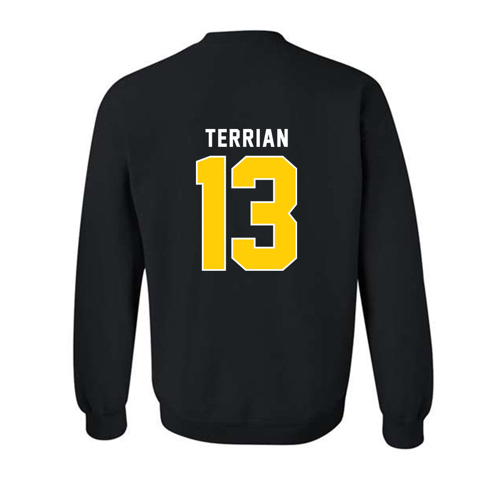 Michigan Tech - NCAA Men's Basketball : Josh Terrian - Vintage Shersey Crewneck Sweatshirt-1