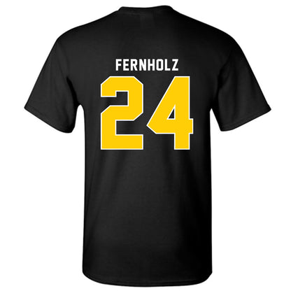 Michigan Tech - NCAA Men's Basketball : Ty Fernholz - Vintage Shersey T-Shirt-1