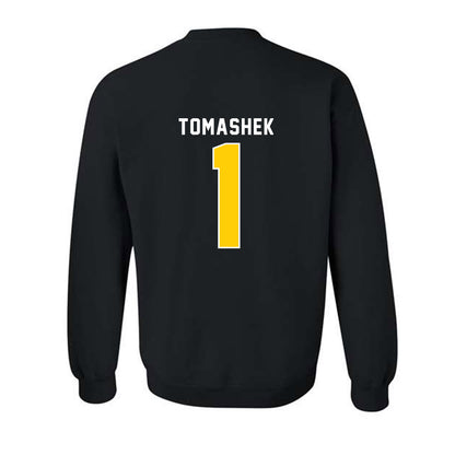 Michigan Tech - NCAA Men's Basketball : Marcus Tomashek - Vintage Shersey Crewneck Sweatshirt-1