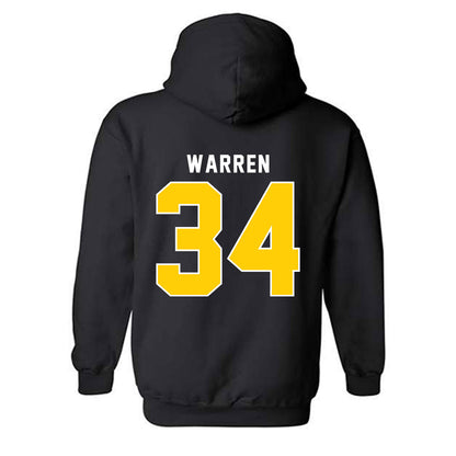 Michigan Tech - NCAA Men's Basketball : Grant Warren - Vintage Shersey Hooded Sweatshirt-1