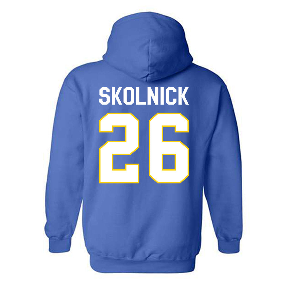 Delaware - All NCAA Sports : Jordan Skolnick - Classic Shersey Hooded Sweatshirt-1