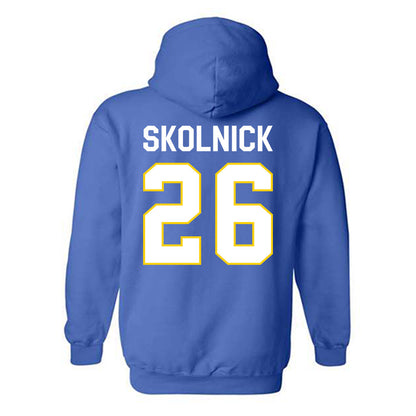 Delaware - All NCAA Sports : Jordan Skolnick - Classic Shersey Hooded Sweatshirt-1