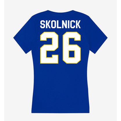 Delaware - All NCAA Sports : Jordan Skolnick - Classic Shersey Women's V-Neck T-Shirt-1
