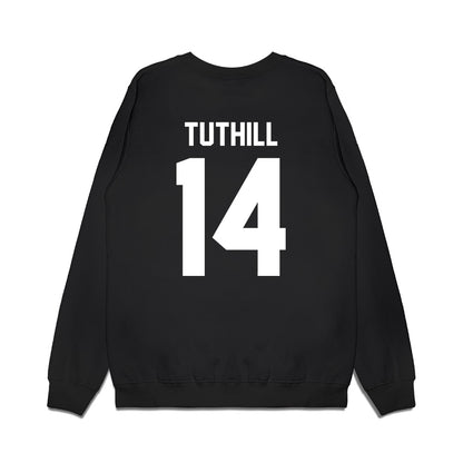 Rice - NCAA Women's Basketball : Skyla Tuthill - Vintage Basketball Premium Crewneck Sweatshirt-1