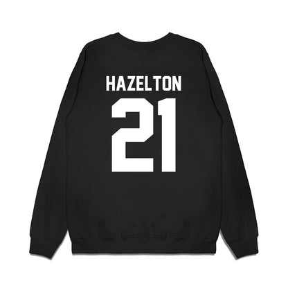 Rice - NCAA Women's Basketball : Myah Hazelton - Vintage Basketball Premium Crewneck Sweatshirt-1