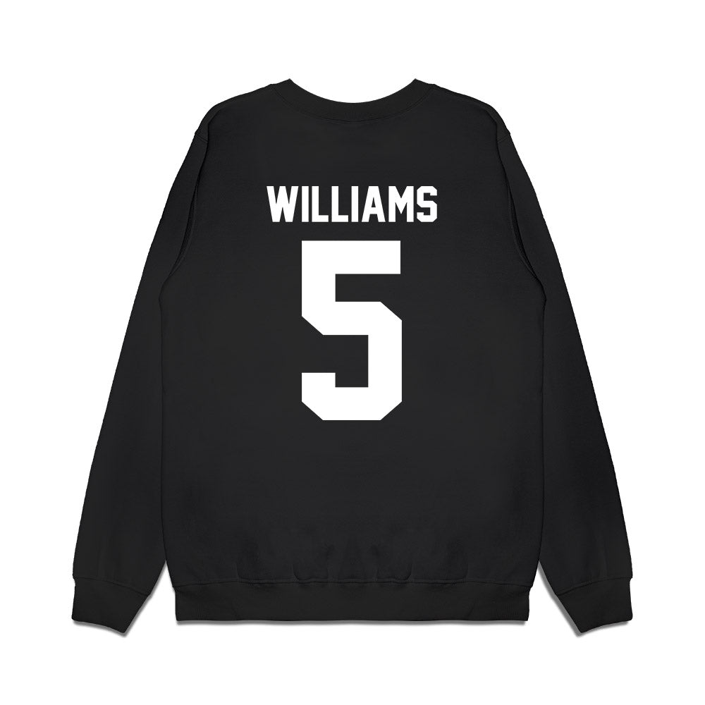 Rice - NCAA Men's Basketball : Jordan Williams - Vintage Basketball Premium Crewneck Sweatshirt-1