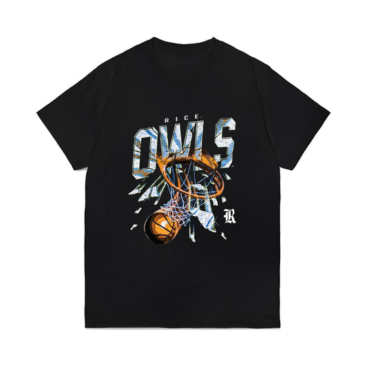 Rice - NCAA Men's Basketball : Cam Carroll - Vintage Basketball Comfort Colors T-Shirt-0
