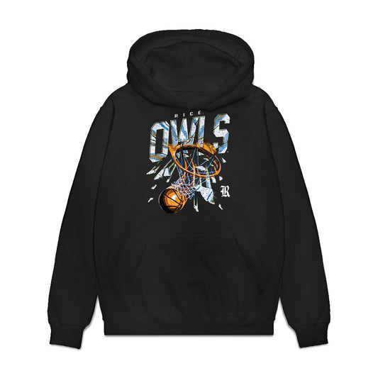 Rice - NCAA Women's Basketball : Skyla Tuthill - Vintage Basketball Premium Hooded Sweatshirt-0