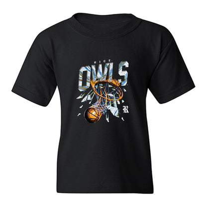 Rice - NCAA Women's Basketball : Skyla Tuthill - Vintage Basketball Youth T-Shirt-0