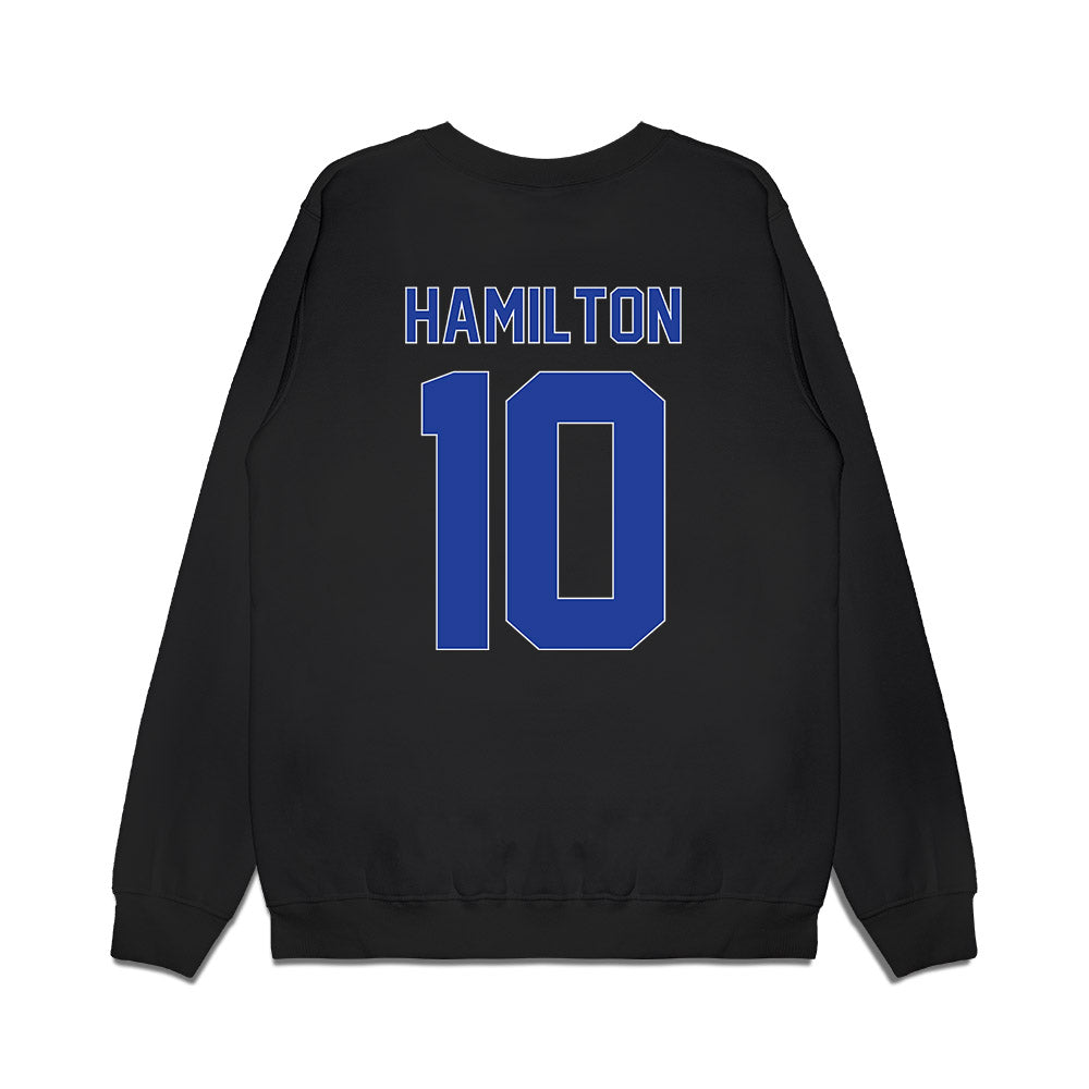 Georgia State - NCAA Men's Basketball : Jelani Hamilton - Vintage Premium Crewneck Sweatshirt-1