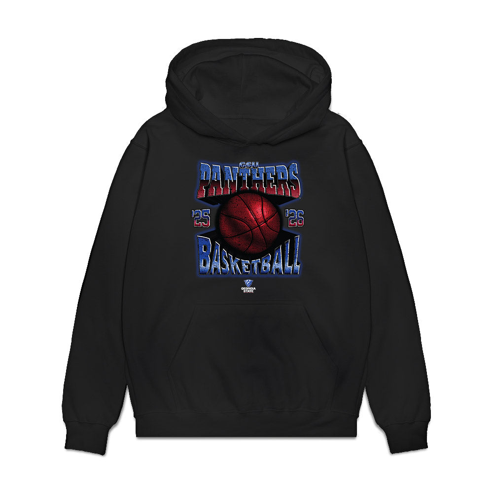 Georgia State - NCAA Men's Basketball : Jelani Hamilton - Vintage Premium Hooded Sweatshirt-0